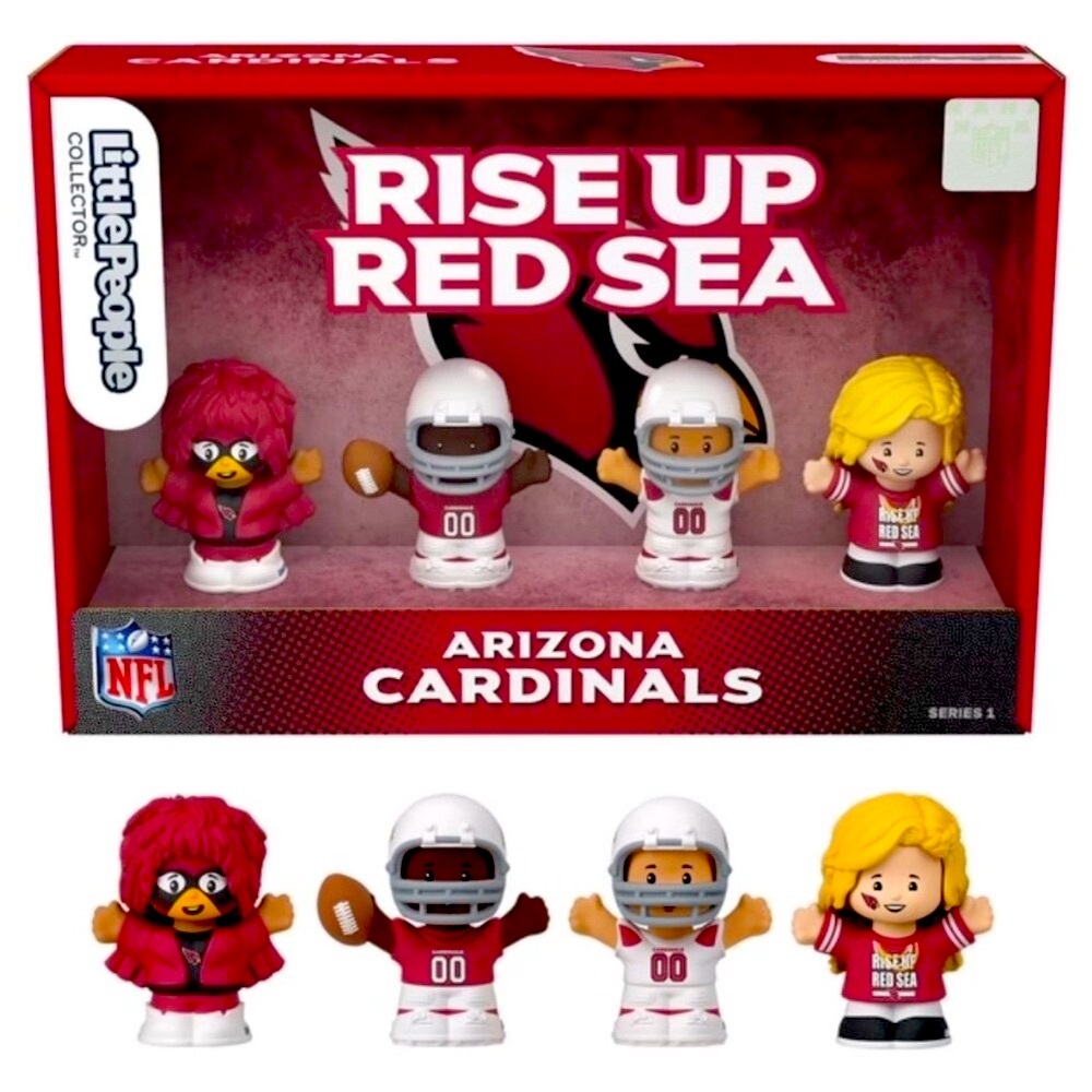 Arizona Cardinals NFL Fisher Price Little People Collector Set - NIB
